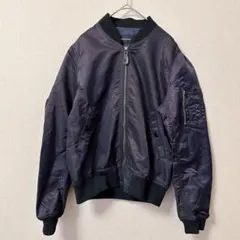 JEANASIS ジーナシス MA-1 ミリタリージャケット ブルゾン 黒 F