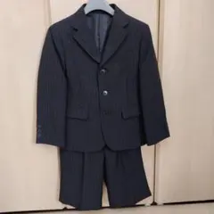 フォーマルスーツ 120サイズ ブラックストライプ