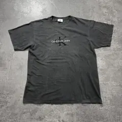 CalvinKleinカルバンクラインCKヴィンテージ Tシャツフェードブラック