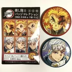 鬼滅の刃 推し隊士 バッジコレクション 煉獄杏寿郎 宇髄天元