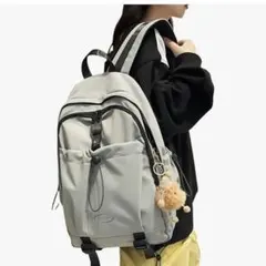 ⭐️ リュック グリーングレー レディース 韓国 大容量 中学生 高校生 大学生