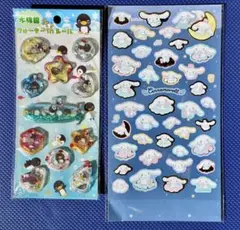 ぷっくりシール【水族館】、サンリオ【シナモンロール】