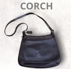 美品OLD COACHコーチ ショルダーバッグ 黒 レザー 9458 - メルカリ