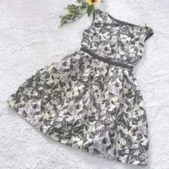 JILLSTUART ジルスチュアート 総柄 フレアワンピース 膝丈 サイズ4