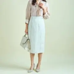 ジャスグリッティー ツイードタイトスカート　14