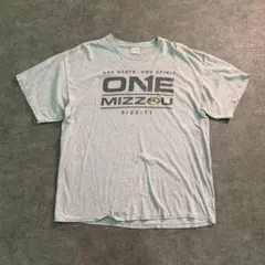 【GILDAN】プリントTシャツ インポート SM55グレー 古着used