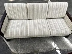 飛騨産業 3人掛けソファ　キツツキマーク　レトロ家具　ヴィンテージ