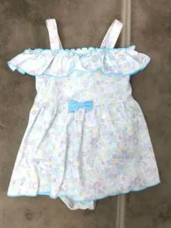 花柄オフショルダー水着 120サイズ