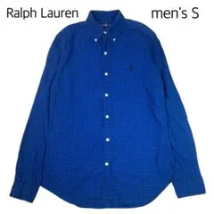 【men's S】 Ralph Lauren ギンガムチェック　コットンシャツ