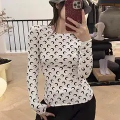 2026年最新】MARINE SERRE レディース 長袖 Tシャツ・カットソーの人気