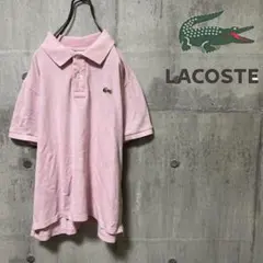 ラコステ　ポロシャツ　ピンク　メンズM相当