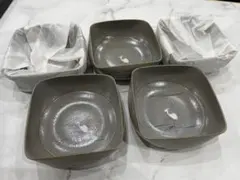 たち吉、さぎ絵四方小鉢5個セット、新品未使用、箱あり