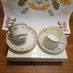 値下げ　新品・未使用　ノリタケ　アイボリーチャイナ カップ＆ソーサ