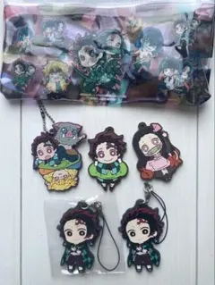 鬼滅の刃　ガチャガチャ　ばんちょうこう　ラバスト 竈門炭治郎　竈門ねずこ