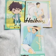 ハイキュー!! 箔押しミニ色紙　ポストカード　ナンジャタウンクリアイラストシート