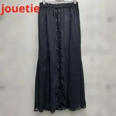 jouetie レースアップ マーメイドスカート 黒 M シフォンのサムネイル