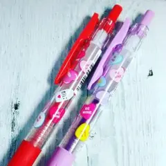 レア ♡ ゆめかわ ♡ ゼブラ サラサ クリップ ボールペン 0.4mm