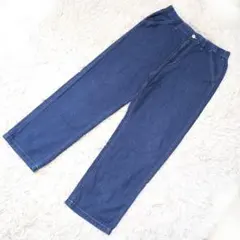 【美品】チャオパニックティピー 綿麻 リネン混 デニム ペインターパンツ L