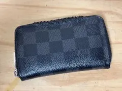 D0108-12　ルイヴィトン　コインケース＊シリアルあり＊ファスナー脇生地切れ