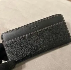 COACH ブラック 長財布　F12130