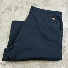 Dickies ワークパンツ W41 L28 ネイビー 古着のサムネイル