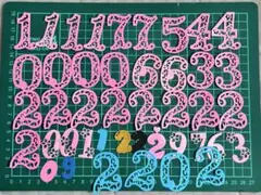133▶︎訳あり 数字 ダイカット