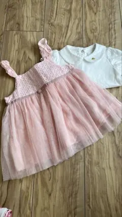 kate spade チュールワンピース　ピンク 80cm