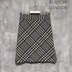 美品BURBERRY LONDON バーバリー　バイアスチェック柄タイトスカート