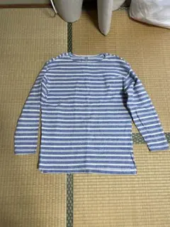 AOZORA BLUE HEAVEN ボーダー カットソー サイズ4のサムネイル