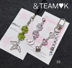 33.ビーズキーホルダー ＆TEAM K LUNE