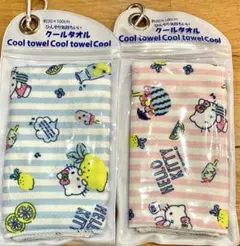 クールタオル　　 タオル入れポーチ付き サイズ約100×30cm