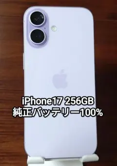 iPhone 17 256GB ホワイト SIMフリー /バッテリー100% / - メルカリ