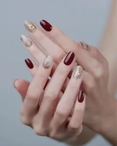 【ohora】ネイルシールN Auburn Nuance 20枚