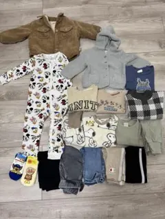 子供服　まとめ売り　ミッキー　ダダンダン　スヌーピー　冬服　アウター