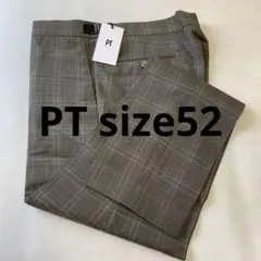 新品未使用　ピーティ　メンズパンツ　トラベル　サイズ52グレーサイドアジャスターのサムネイル