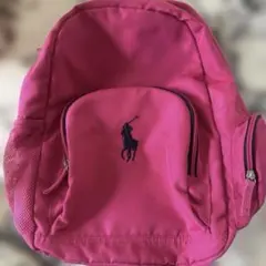 POLO RALPH LAUREN リュック ピンク ロゴ刺繍