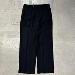 90s SLATES ツータックスラックス ブラック W34L31 - メルカリ