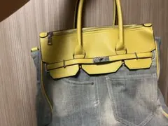 値下げ中　FIRANO 2ウェイバック　デニム-イエロー