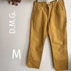 D.M.G. ドミンゴ 綿麻パンツ M マスタードカラー ナチュラル おしゃれ✨
