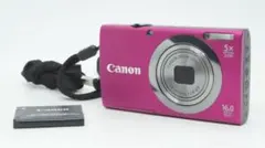 美品！Canon デジタルカメラ PowerShot A3300 IS ピンク - メルカリ