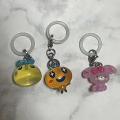 バラ売り不可めじるしアクセサリー たまごっち サンリオ ほっぺちゃん3点セット