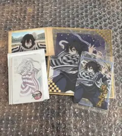 伊黒小芭内　ムービーチケット風コレクションカード　クリア色紙　ぱしゃこれ