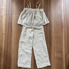ストライプ柄 キャミソール パンツ セットアップ　女の子服のサムネイル
