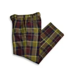 秀逸【VINTAGE】2タック ビンテージスラックス 80s 90s チェック柄のサムネイル