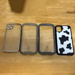 iFace 牛柄 iPhone用ケース 4点セット