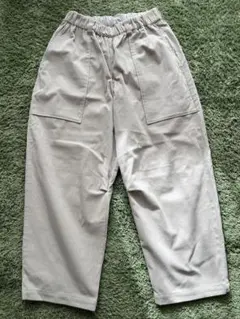 コーデュロイパンツ　白　studioclip