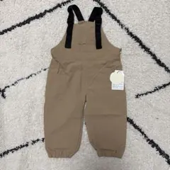 新品未使用！テータテート　ベージュ サロペット 90