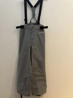 mont-bell サスペンダー付きスキーウェア Kid's 120 グレー