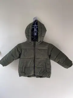 【美品】オリーブグリーン中綿コート