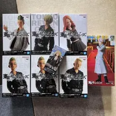 新品 東京リベンジャーズ フィギュア千冬 鉄太 修二 黒龍 ワーコレ マイキー